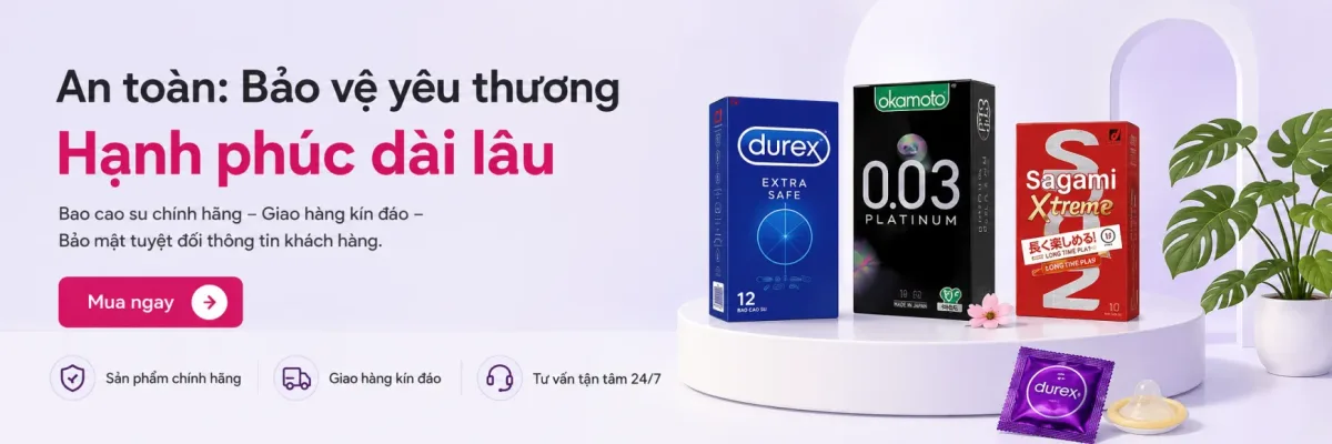 Bao cao su chính hãng - Condom Việt