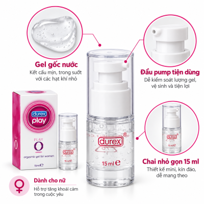 Gel Durex play O (chai 15ml)