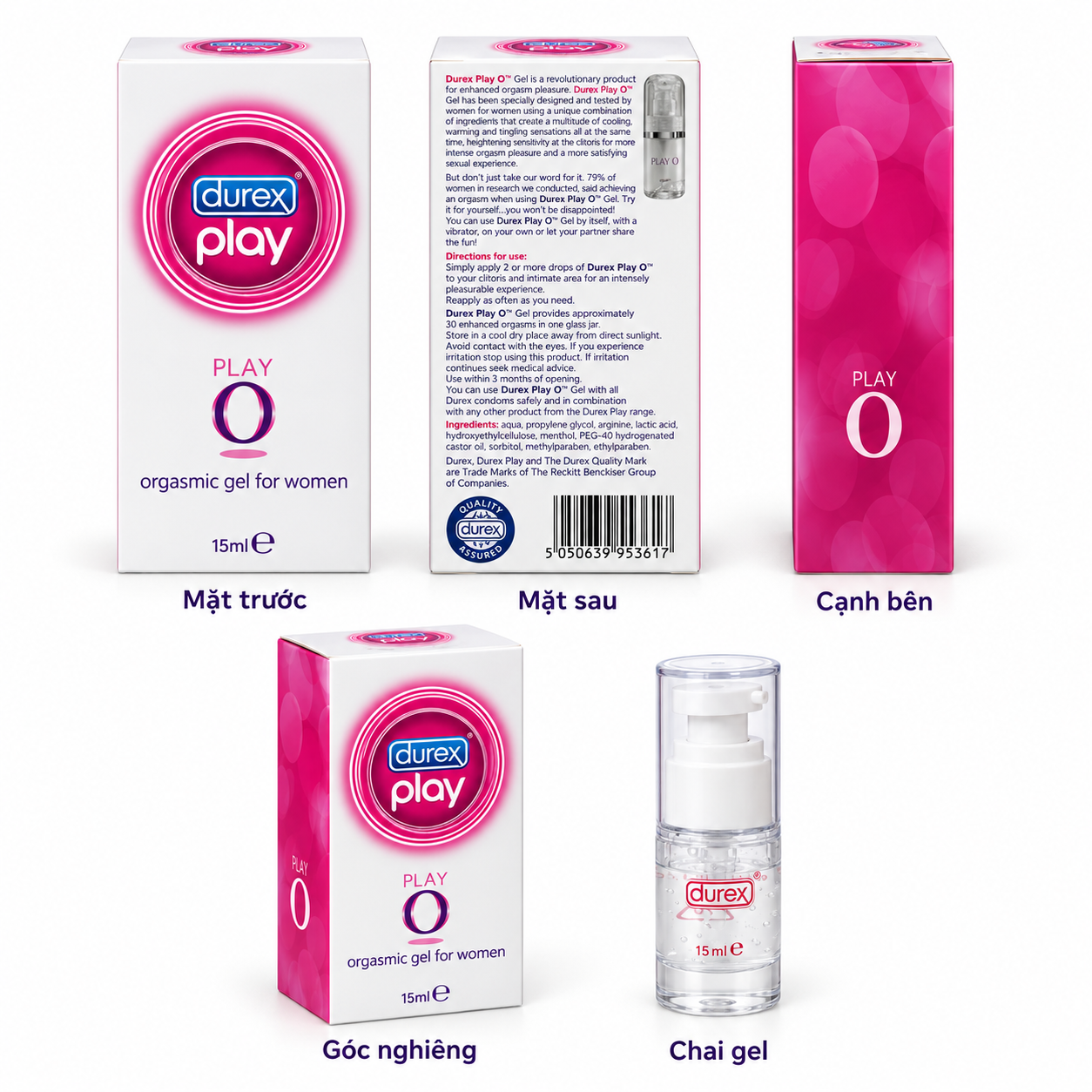 Gel Durex play O (chai 15ml)