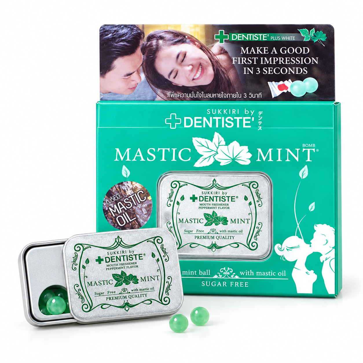 Kẹo dentiste Love Mint (hộp 20 viên)