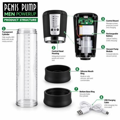 Máy tập dương vật Revo Penis Pump