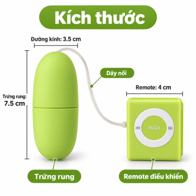 Trứng rung mini Ipod