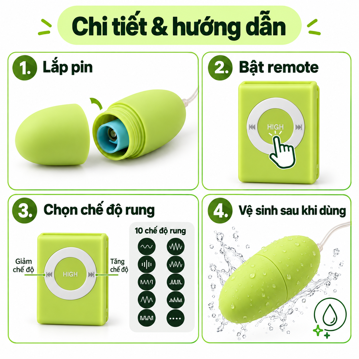 Trứng rung mini Ipod