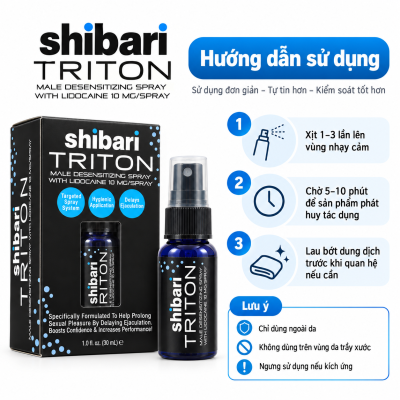 Chai xịt Shibari Triton (chai 30ml)