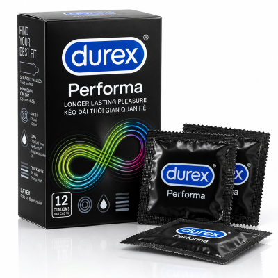 Bao cao su Durex Performa (hộp 12 chiếc)