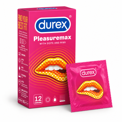 Bao cao su Durex Pleasuremax (hộp 12 chiếc)