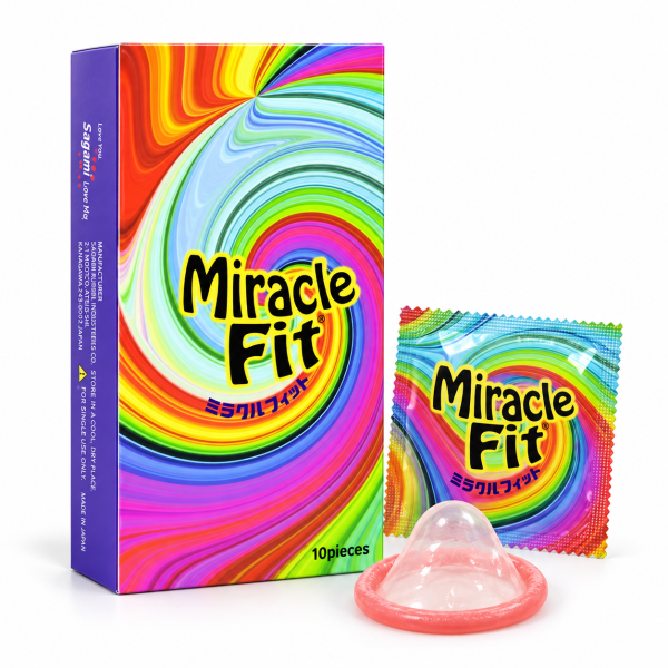 Bao cao su Sagami Miracle Fit (Hộp 10 Chiếc)
