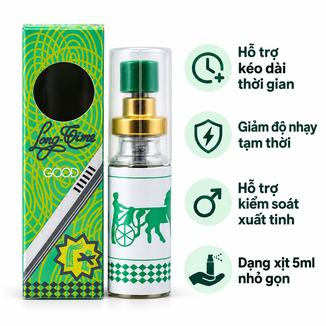 Chai xịt Longtime (chai 5ml)