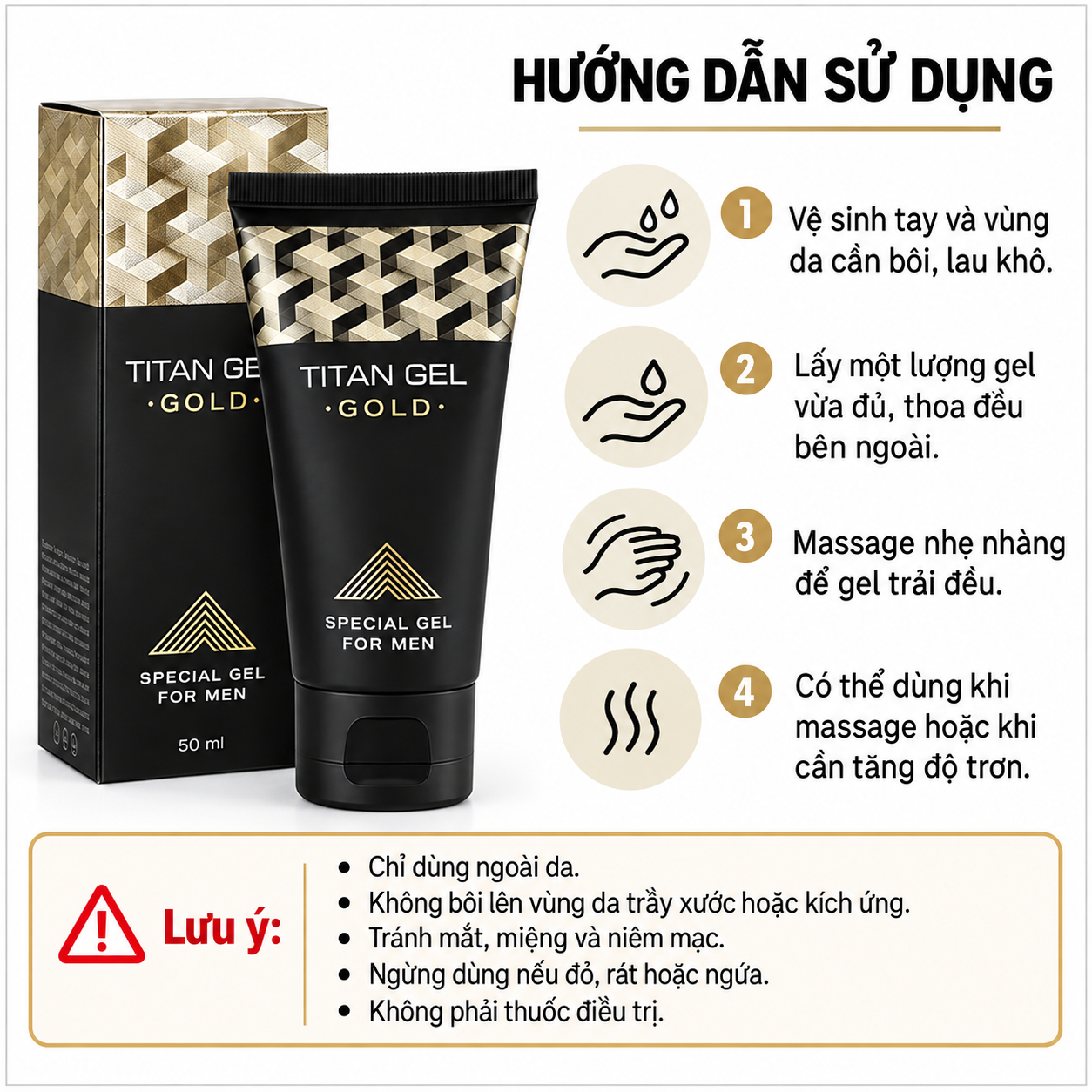 Gel Titan Gold (50ml)