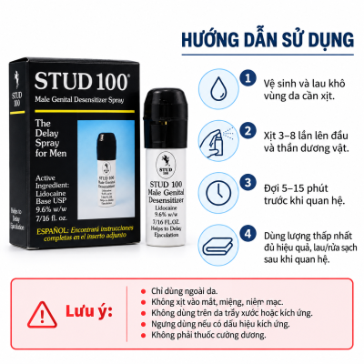 Thuốc xịt Stud 100 (chai 12,5ml)