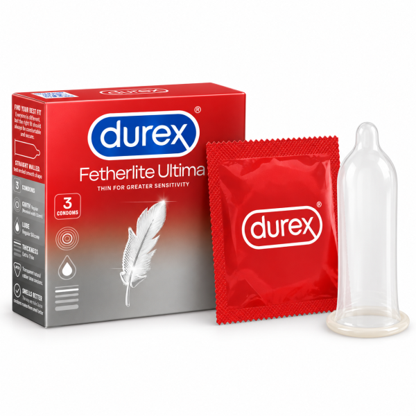 Bao cao su Durex Fetherlite Ultima (hộp 3 chiếc)