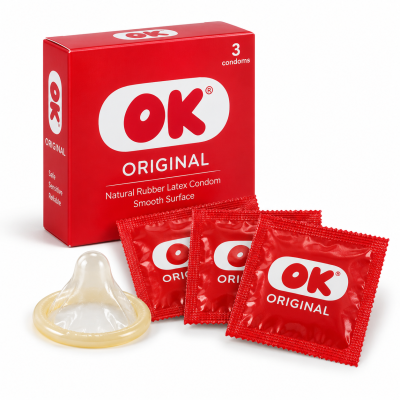 Bao cao su Ok Original (Hộp 3 Chiếc)