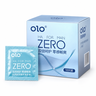 Bao cao su Olo 0.01 Zero Ha For Man (hộp 10 chiếc)