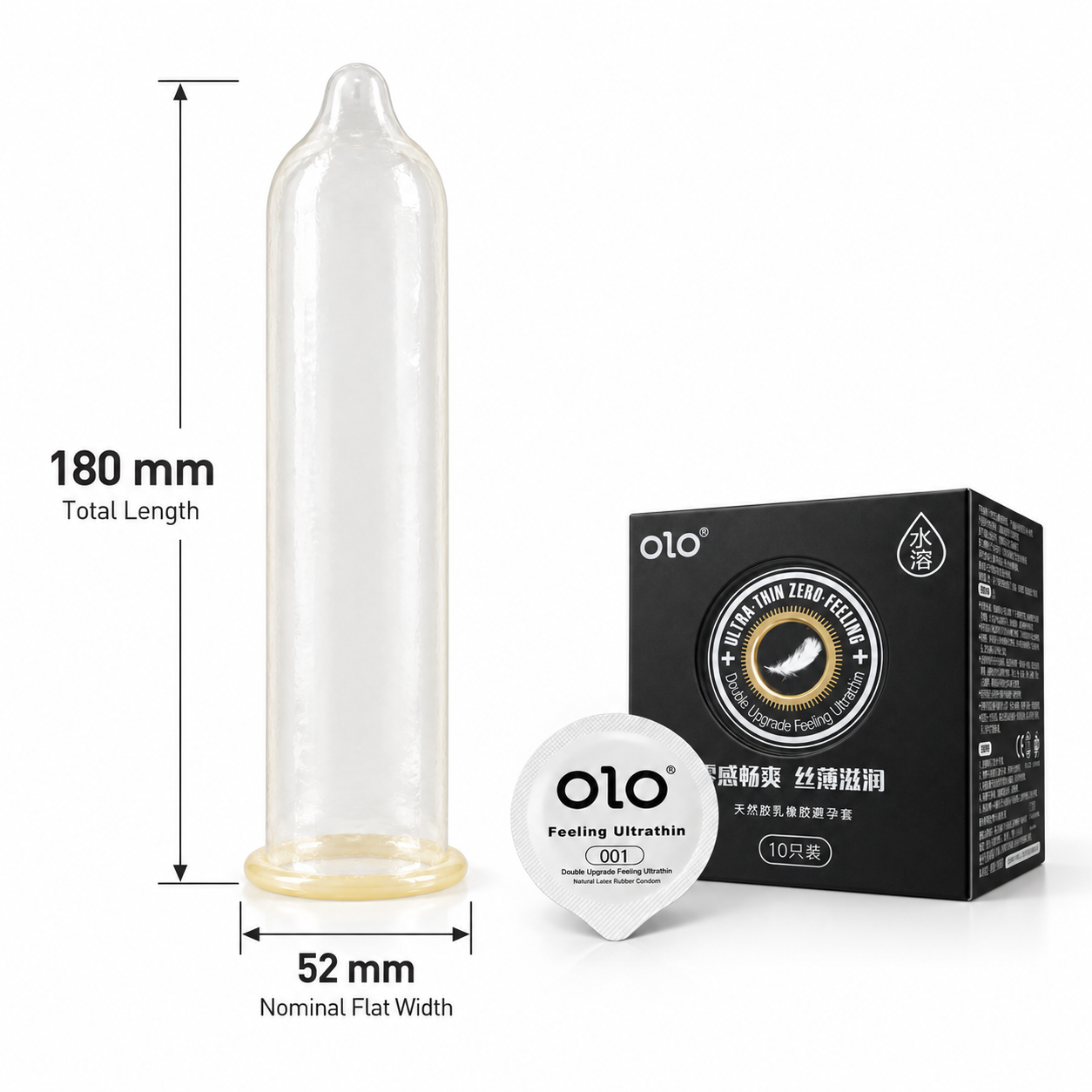 Bao cao su Olo feeling ultrathin (hộp 10 chiếc)
