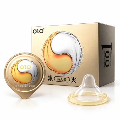 Bao cao su Olo lửa băng (hộp 10 chiếc)