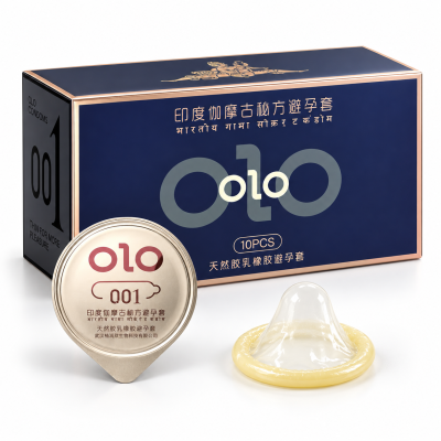 Bao cao su Olo xanh (hộp 10 chiếc)