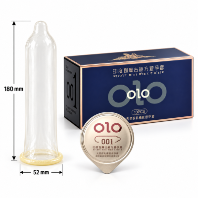Bao cao su Olo xanh (hộp 10 chiếc)