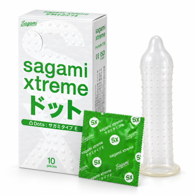 Bao cao su Sagami Xtreme White (hộp 10 chiếc)