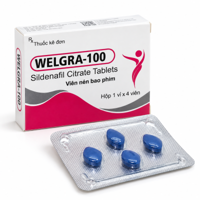 Thuốc Welgra 100 (hộp 1 vỉ x 4 viên)
