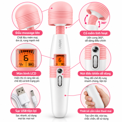 Chày massage Leten Lightning AV