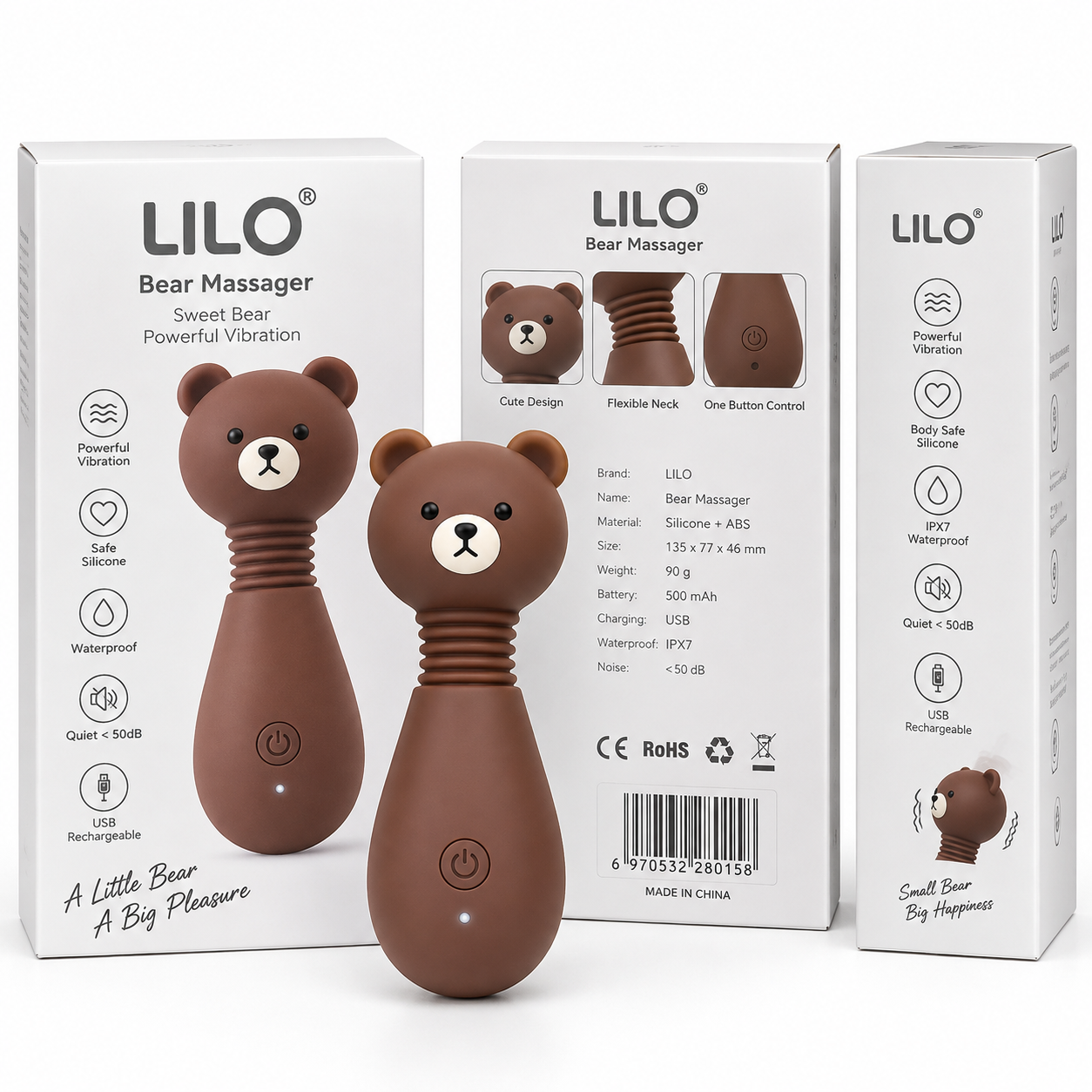 Chày rung LILO hình gấu