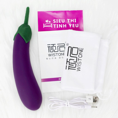 Dương vật giả ngụy trang hình trái cà tím