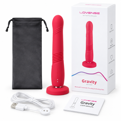 Dương vật giả rung thụt cao cấp Lovense Gravity