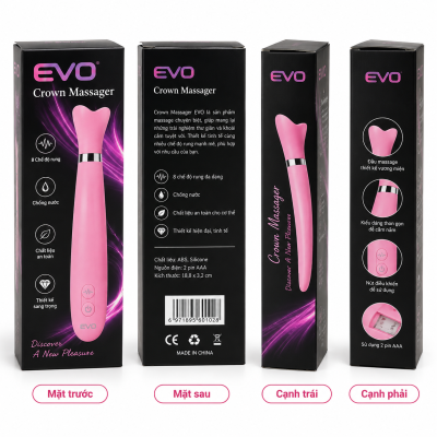 Trứng rung dài Crow Evo