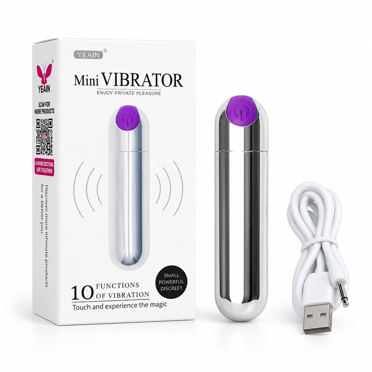 Trứng rung Inox Mini siêu mạnh
