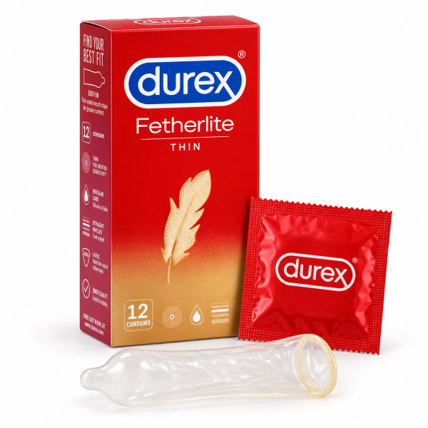 Bao cao su Durex Fetherlite (hộp 12 chiếc)