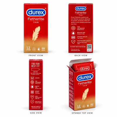 Bao cao su Durex Fetherlite (hộp 12 chiếc)