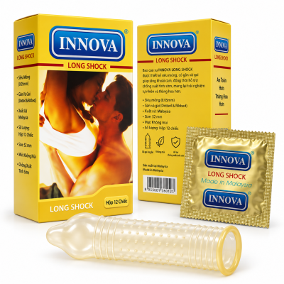 Bao cao su Innova vàng (hộp 12 chiếc)