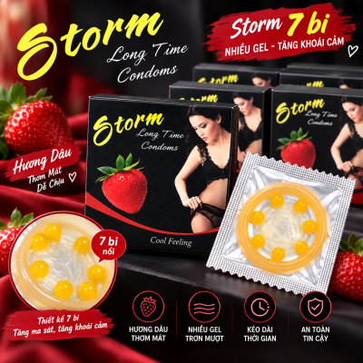 Bao cao su Storm 7 bi (hộp 10 bao)
