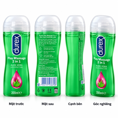 Gel bôi trơn Play Massage Aloe (tuýp 200ml)