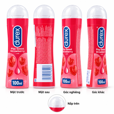 Gel bôi trơn Play Sweet Strawberry (tuýp 100ml)