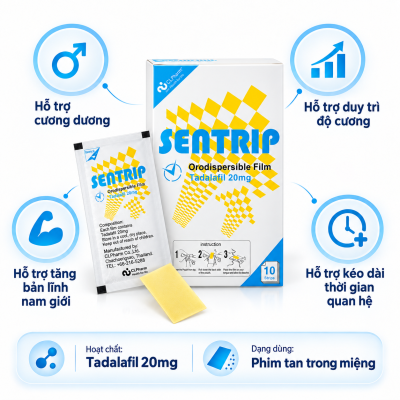 Tem ngậm Sentrip 20mg