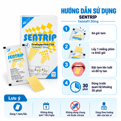 Tem ngậm Sentrip 20mg