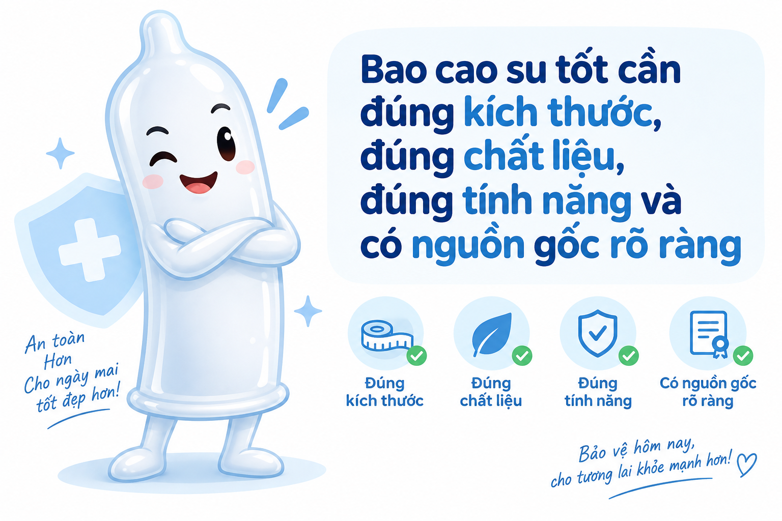 Bao cao su loại nào tốt câu trả lời cuối cùng vẫn là: "loại phù hợp với Bạn" Bao cao su loại nào tốt câu trả lời cuối cùng vẫn là: "loại phù hợp với Bạn"