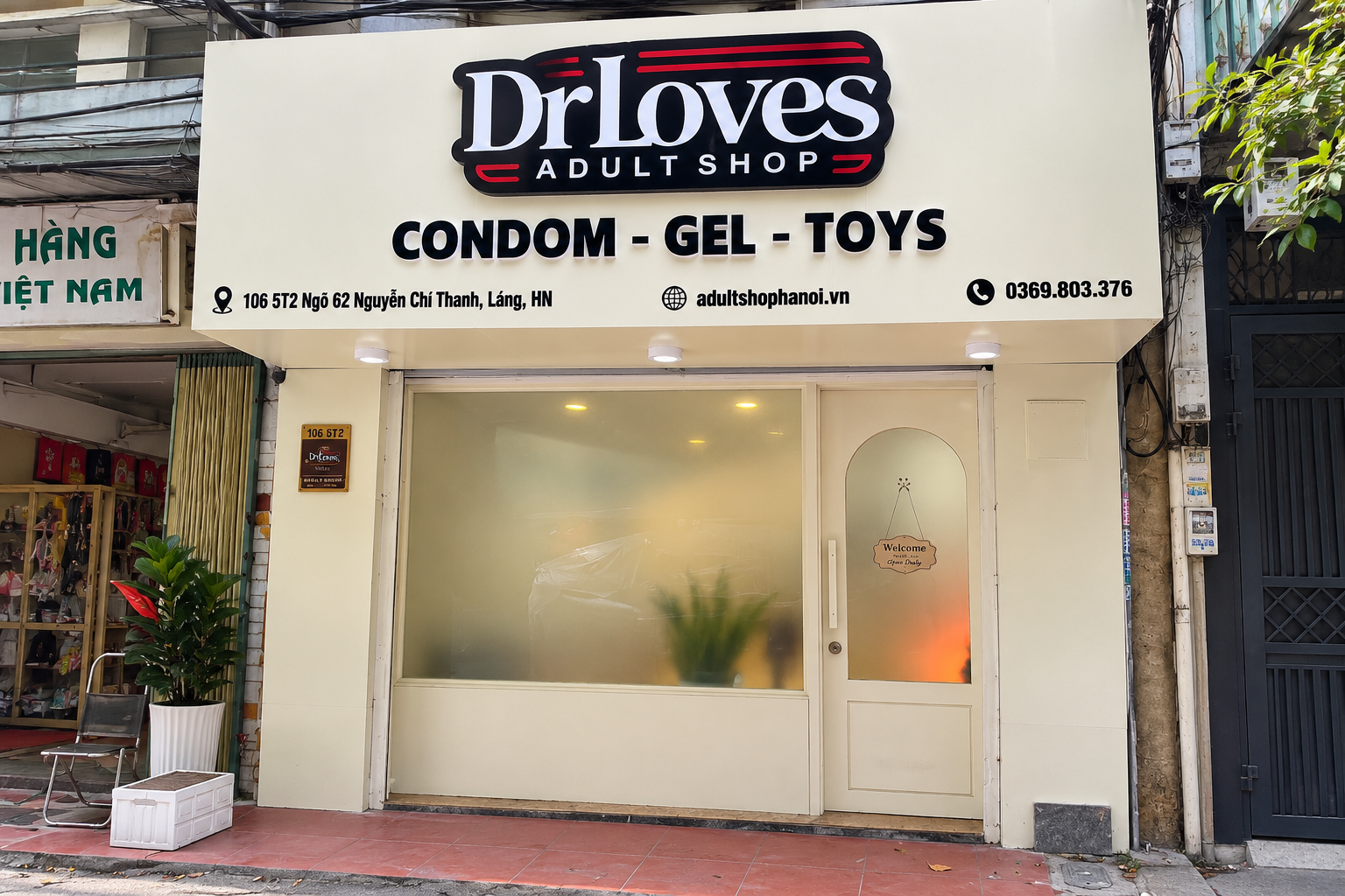 AdultShop Hà Nội tại khu vực Nguyễn Chí Thanh