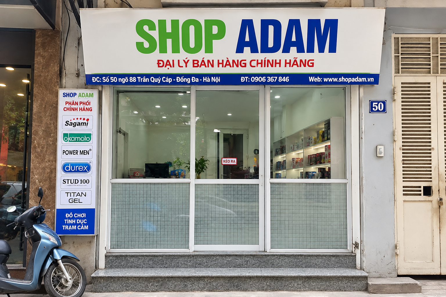 Shop bao cao su Adam - Trần Quý Cáp