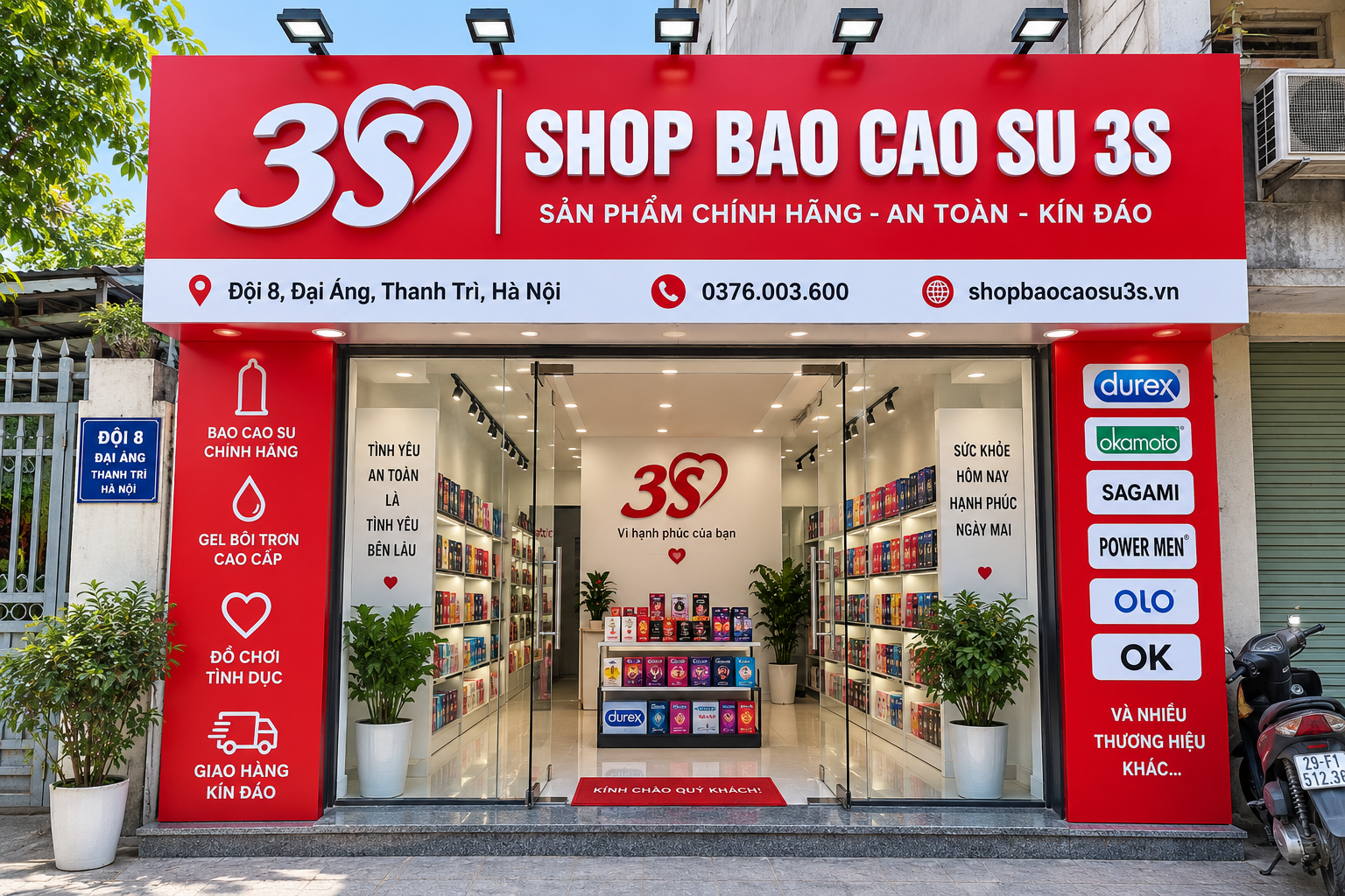 Shop Bao Cao Su 3S tại Hà Nội