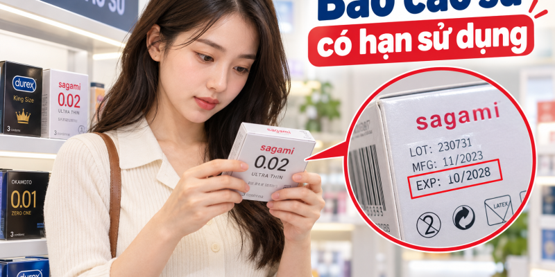 Bao cao su có hạn sử dụng và Bạn nên kiểm tra thông tin này trước mỗi lần sử dụng