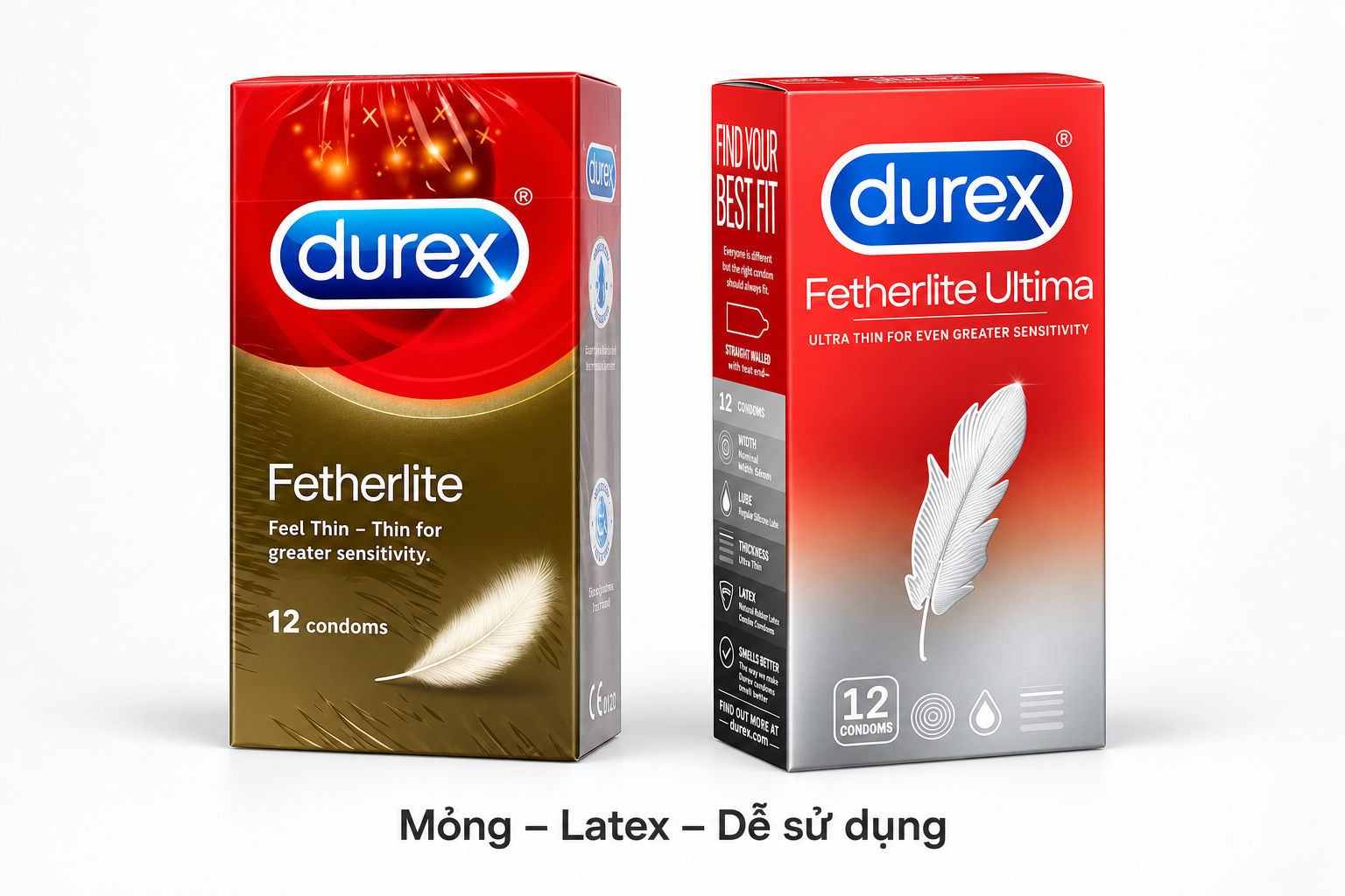 Bao cao su Durex Fetherlite và Fetherlite Ultima – mỏng nhưng dễ tiếp cận hơn Bao cao su Durex Fetherlite và Fetherlite Ultima – mỏng nhưng dễ tiếp cận hơn
